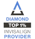 Diamond Top 1% Invisalign Provider logo